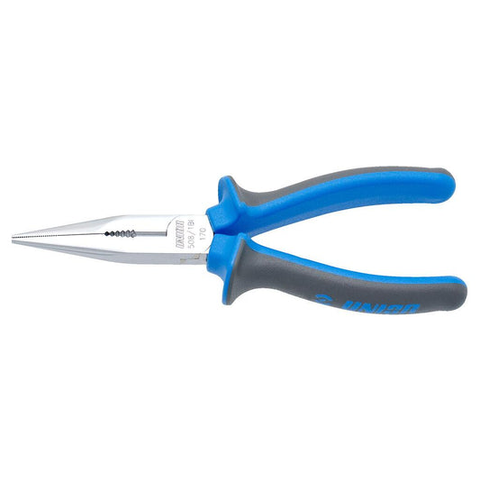 Unior Long Nose Pliers With Side Cutter And Pipe Grip 170