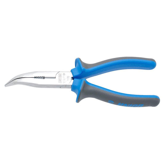 Unior Long Nose Pliers With Side Cutter Bent 170