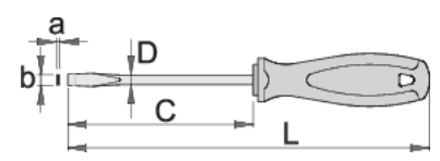 Unior Flat Screwdriver